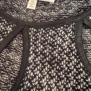 Charlotte Russe Monochrome Knit Lined Babydoll Y2K Dress